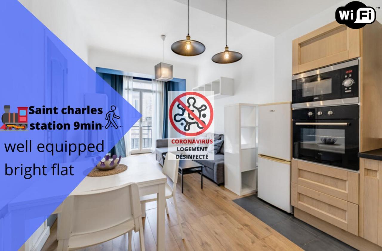 Charming Bright And Equipped Apartment Marseille Ngoại thất bức ảnh